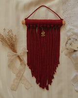 Mini red wall hanging