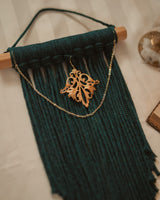 Mini green wall hanging