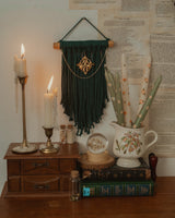 Mini green wall hanging