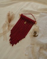 Mini red wall hanging