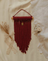 Mini red wall hanging