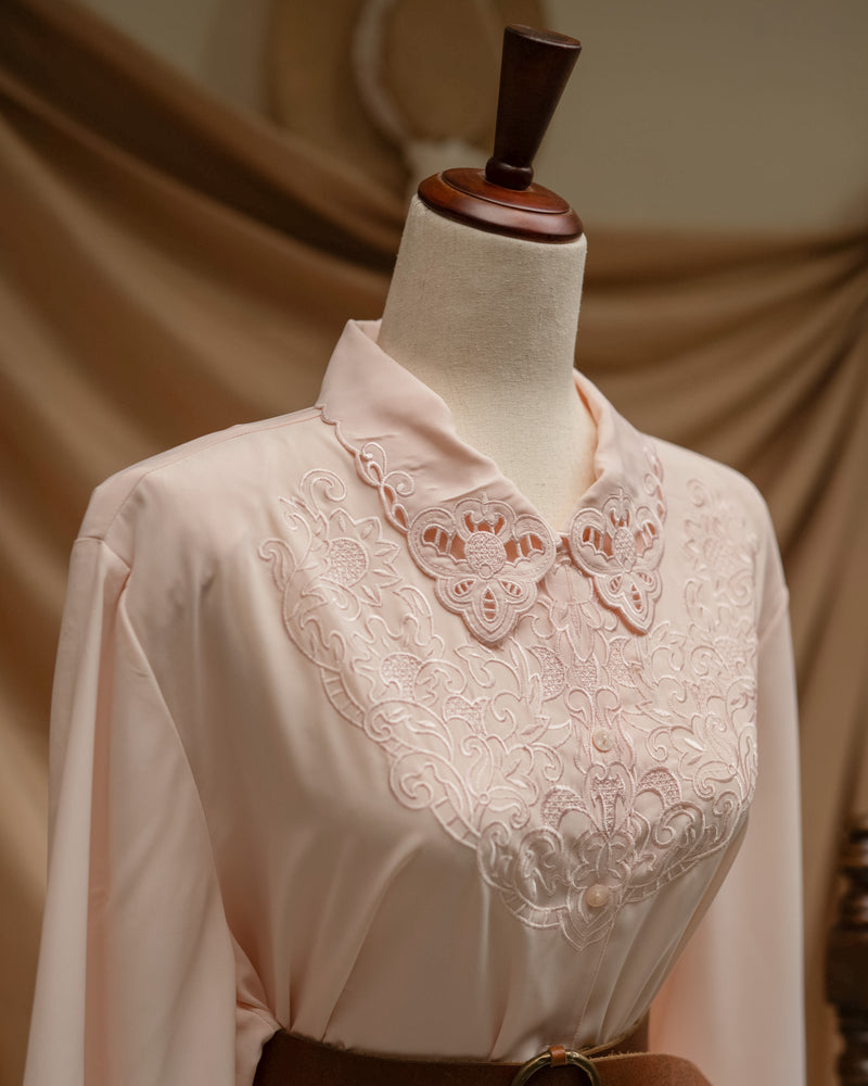 Vintage Soft pink blouse