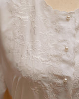 Elegant white vintage blouse