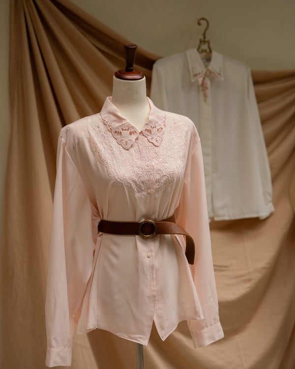 Vintage Soft pink blouse